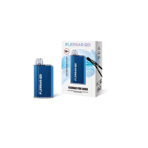 Flerbar Mod Wiederaufladbare Mehrweg E-Zigarette - Blau