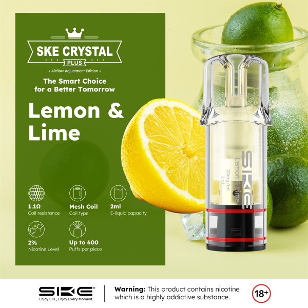 Crystal Plus Pod - Lemon Lime