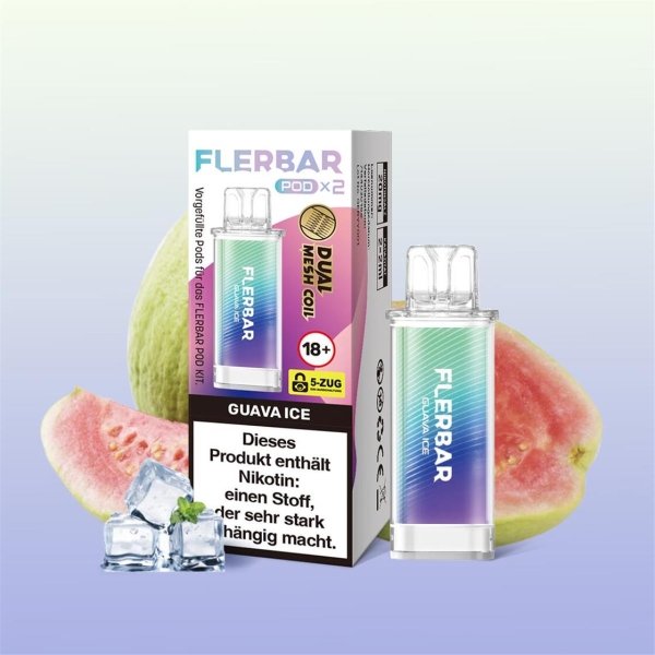 Flerbar Liquid Pod 2er Pack - Guava Ice
