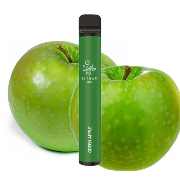 Elf Bar CP 600 Green Appler, 20mg, Kindersicherung