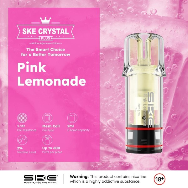 Crystal Plus Pod - Pink Lemonade