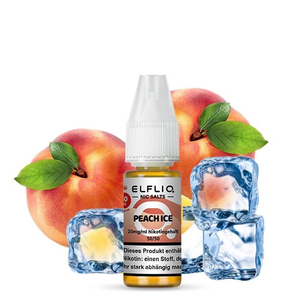 Elfbar Liquid Elfliq 10 ml- Peach Ice