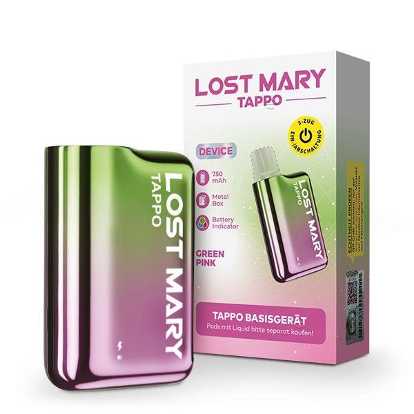 Lost Mary Tappo wiederaufladbarer Akkuträger - Gruen Pink