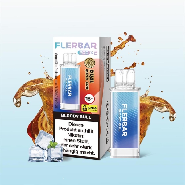 Flerbar Liquid Pod 2er Pack - Bloody Bull