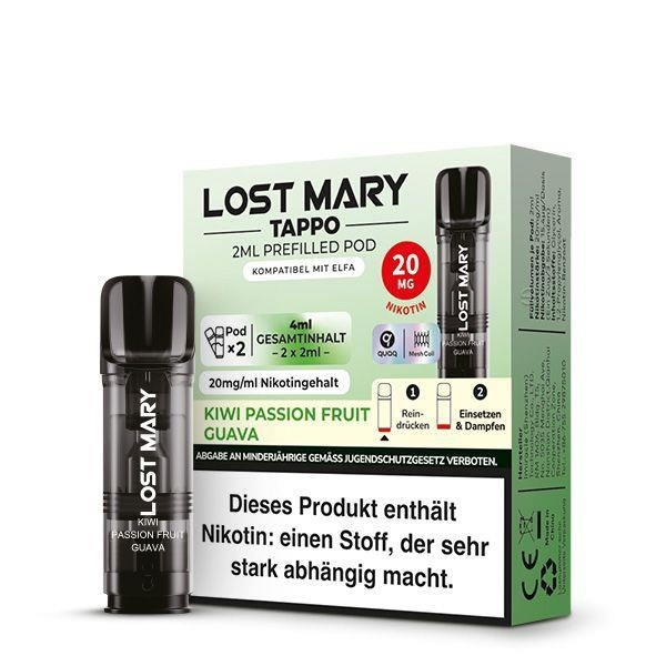 Lost Mary Tappo Liquid Pod 2er Pack- Kiwi Passion Fruit Guav