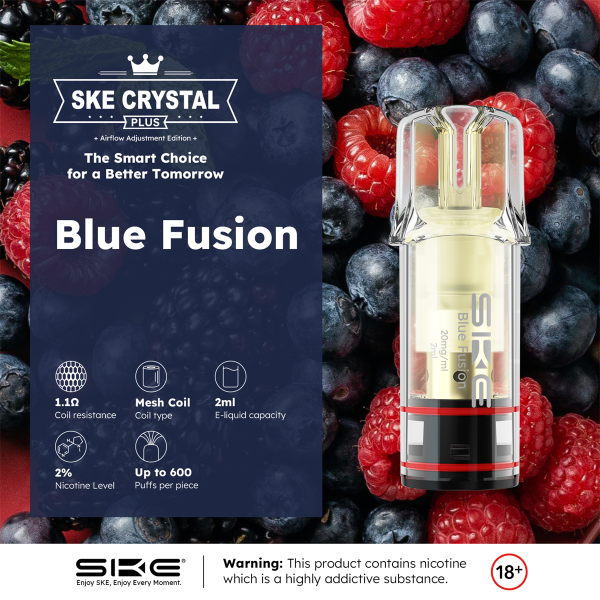 Crystal Plus Pod - Blue Fusion