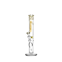 INS581 gelb/weiße Insomnia Bong 45cm 18.8er Schliff