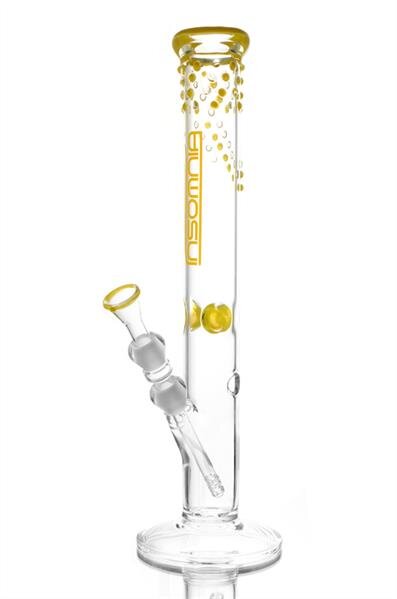 INS580 gelbe Insomnia Bong 45cm 18.8er Schliff