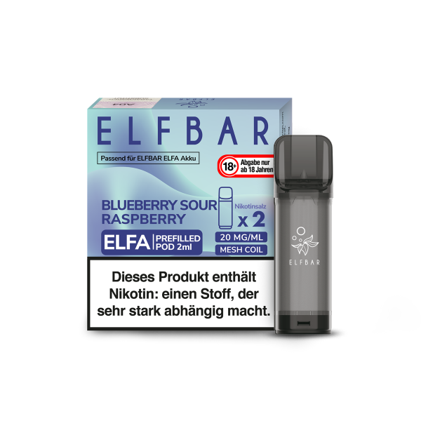 ELFA Liquid Pod 2er Pack-Blueberry Sour Raspberry