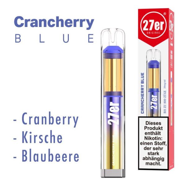 Venookah Vapes 800 Crancherry Blue