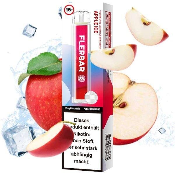 Flerbar  600 Apple Ice 20mg