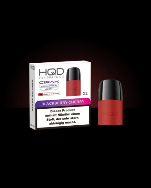 HQD Liquid Pod 2er Pack-Blackberry Cherry