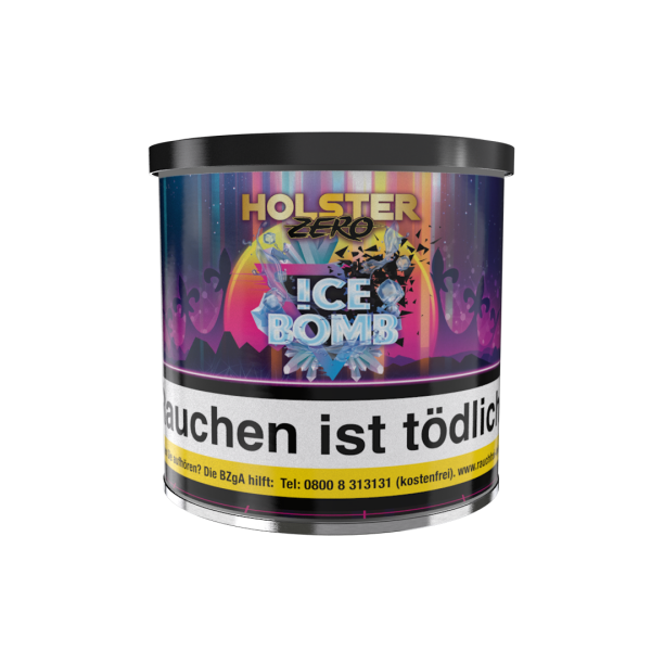 Holster Tobacco Zero 75g Dry Base mit Aroma - Ice Bomb