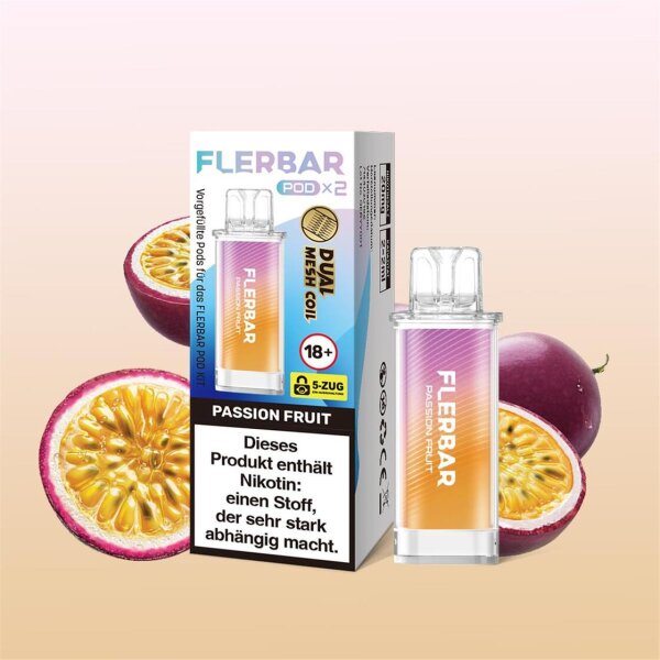 Flerbar Liquid Pod 2er Pack - Passion Fruit