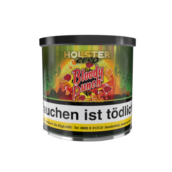 Holster Tobacco Zero 75g Dry Base mit Aroma - Bloody Punch