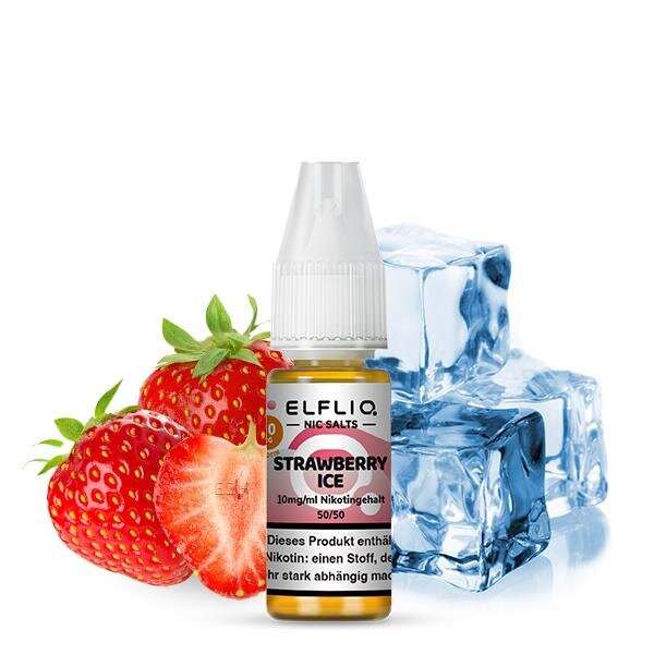 Elfliq 10mg/ml Nikotin | 10ml - Strawberry Ice