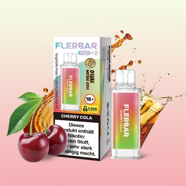 Flerbar Liquid Pod 2er Pack - Cherry Cola