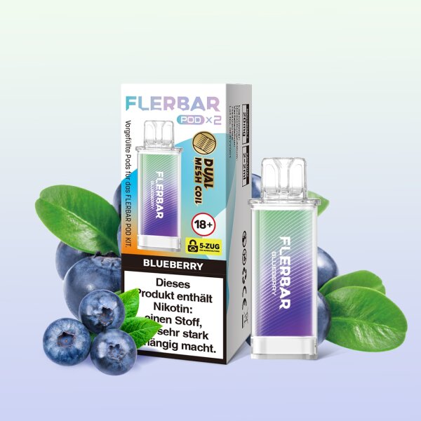 Flerbar Liquid Pod 2er Pack - Blueberry