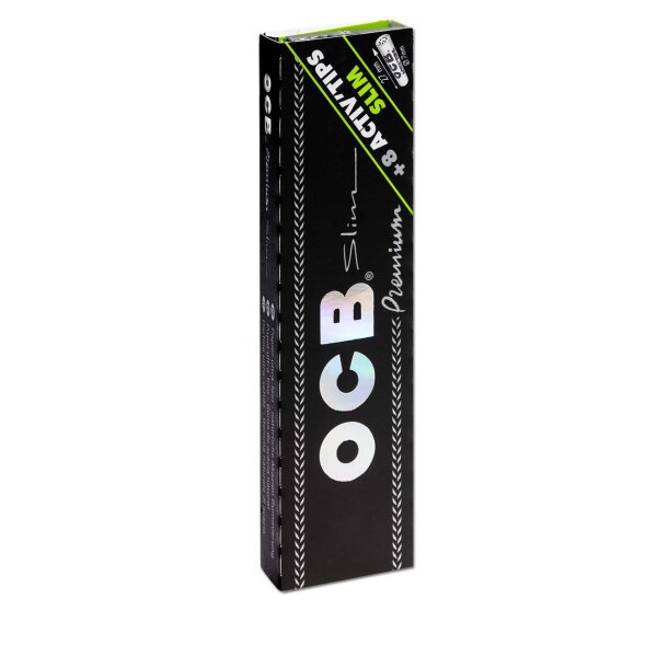 OCB Premium Slim Papes + Active Tips