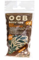 OCB Active´Tips Extra Slim unbleached Limited Edition 6mm 1VE = 50 Tips