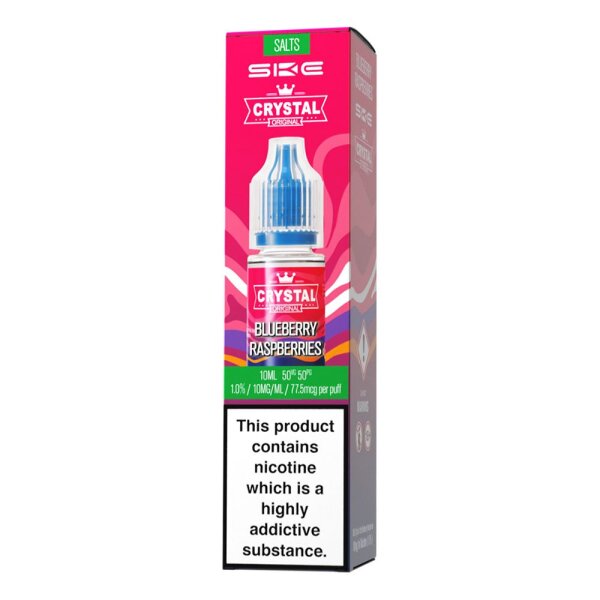 Crystal Liquid 10mg/ml Nikotin | 10ml - Blueberry Raspberries