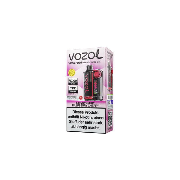 Vozol Vista Plug Basisgerät - Strawberry Raspberry Cherry